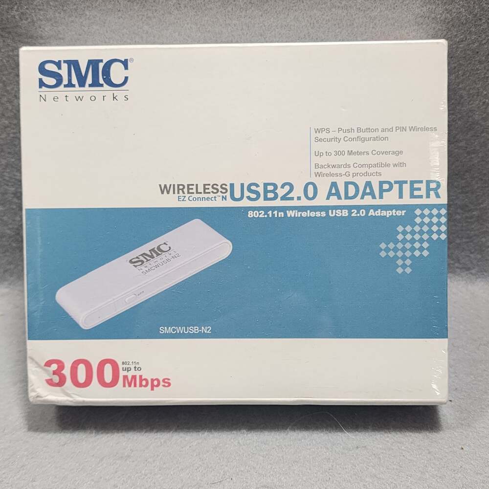 USB 2.0 Adapter SMC Networks Wireless EZ Connect NEW